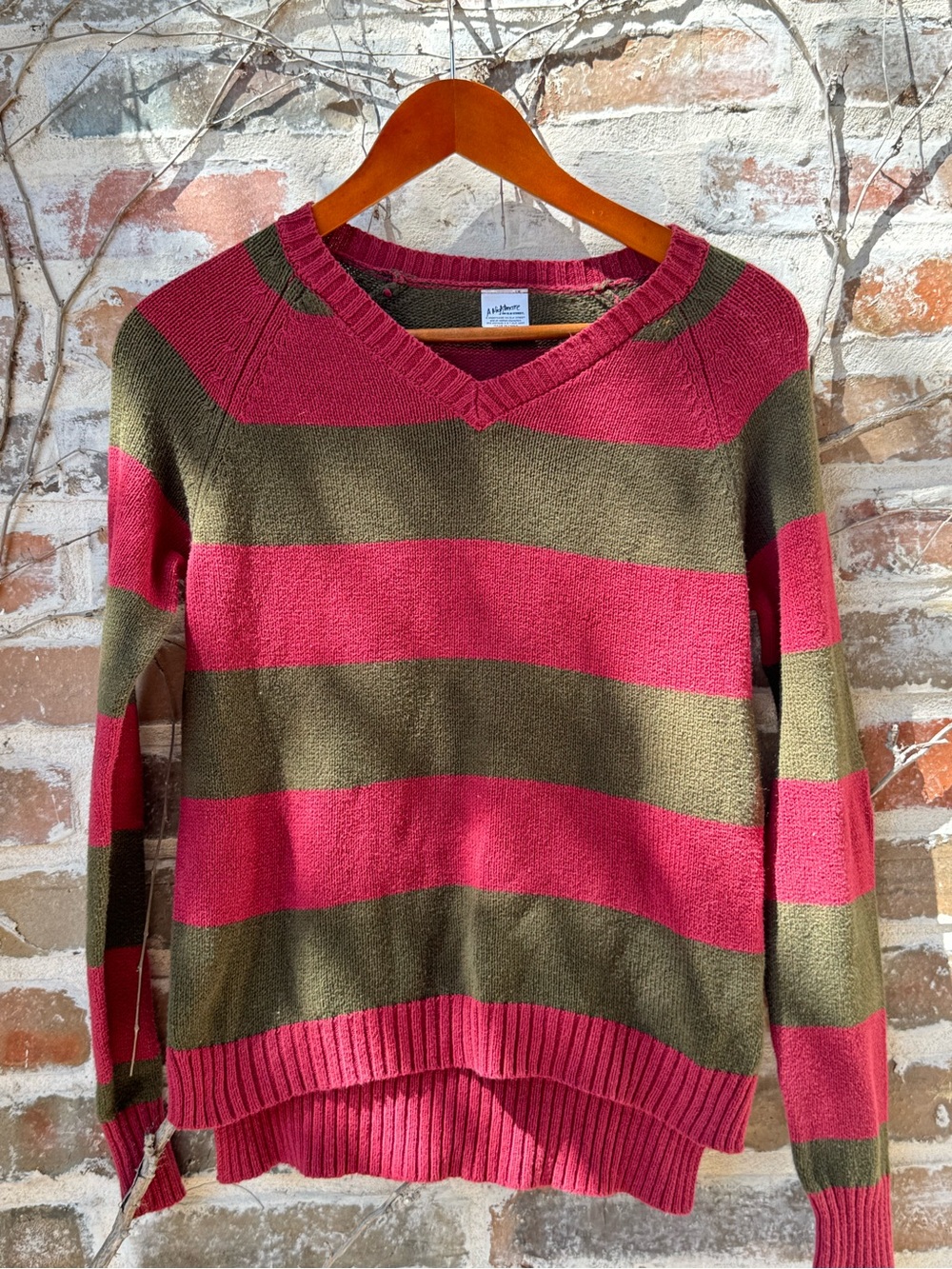 Officially Licensed A Nightmare on Elm Street Freddy Krueger Sweater Women's XS